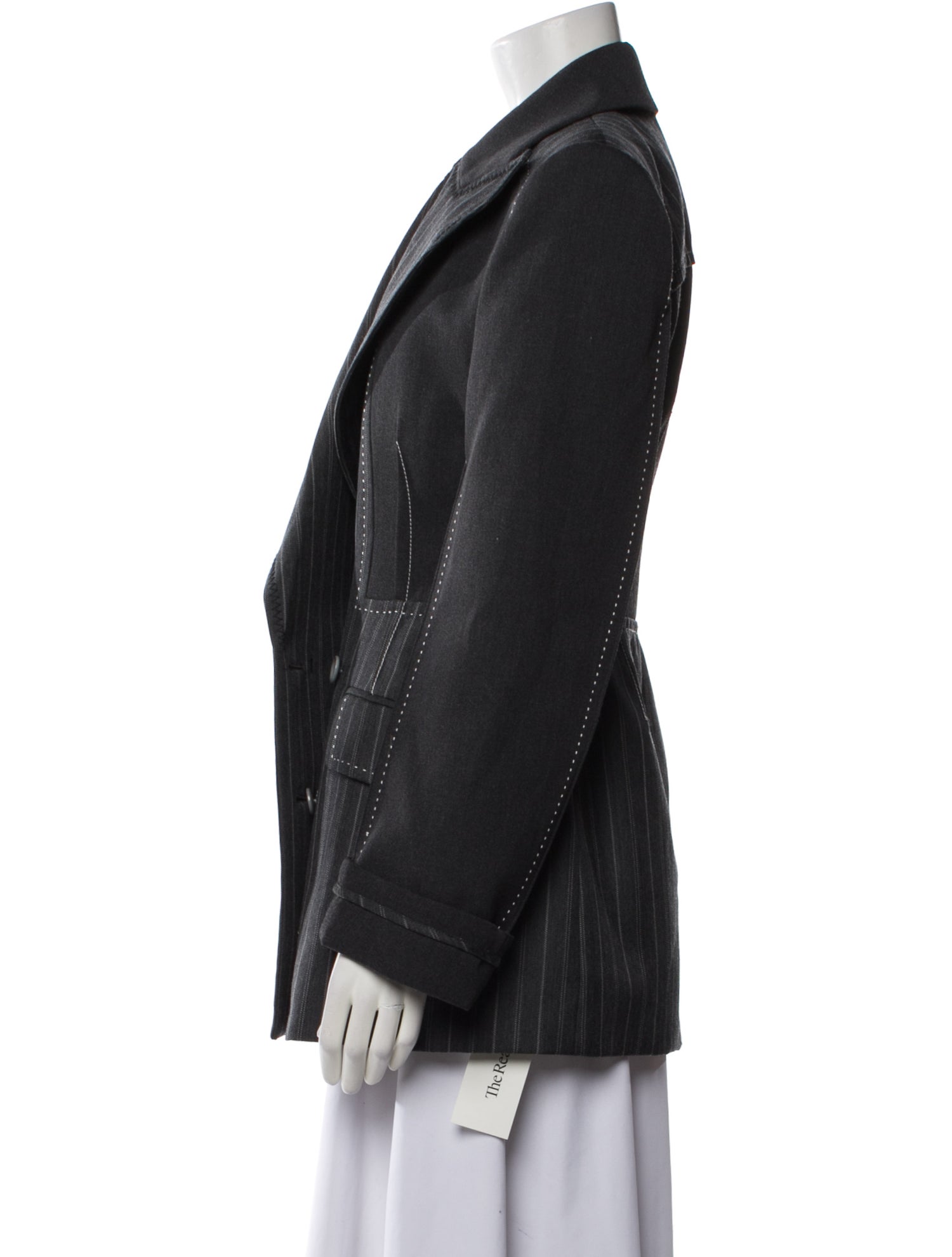 Simkhai Wool Striped Blazer