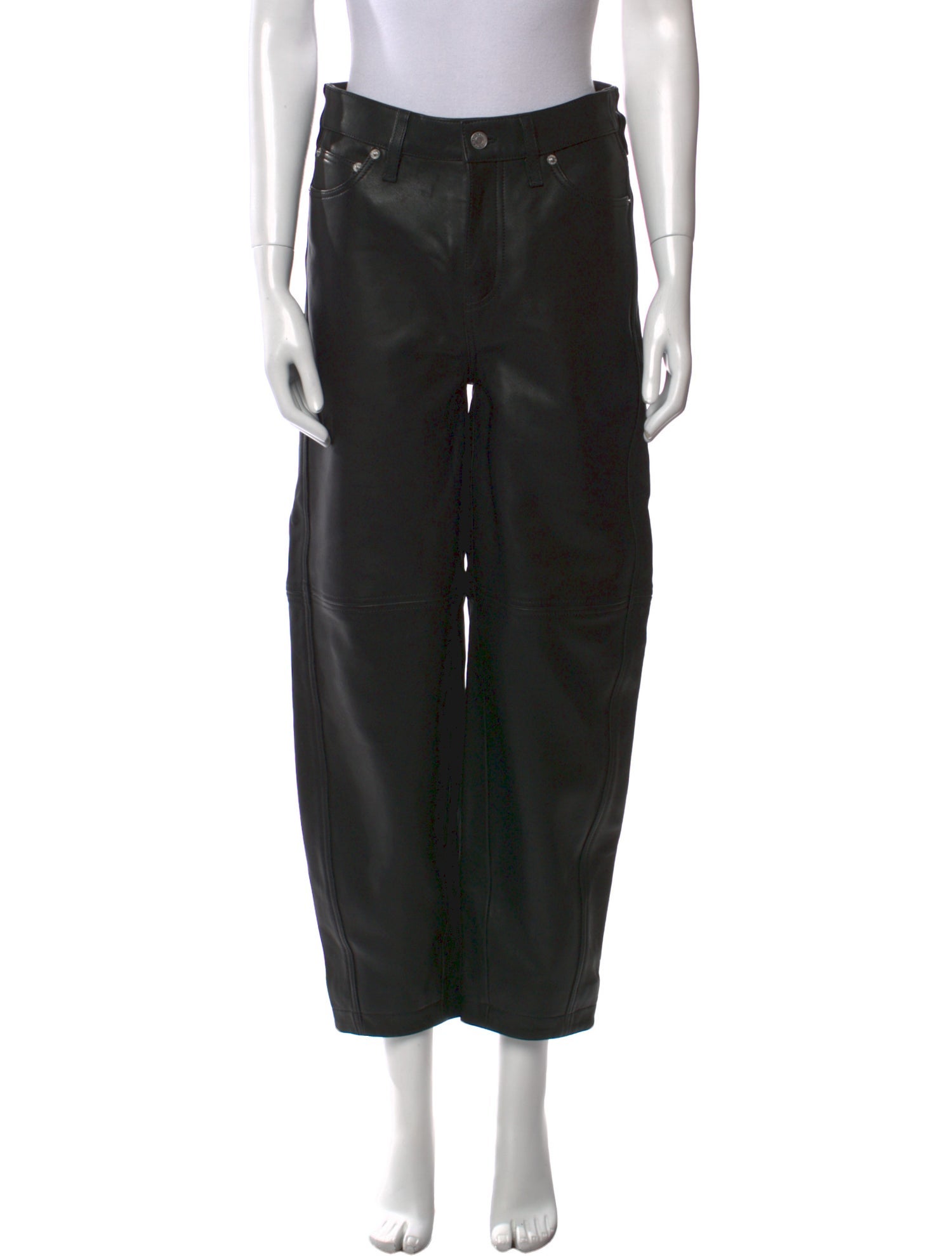 Simkhai Leather Straight Leg Pants w/ Tags