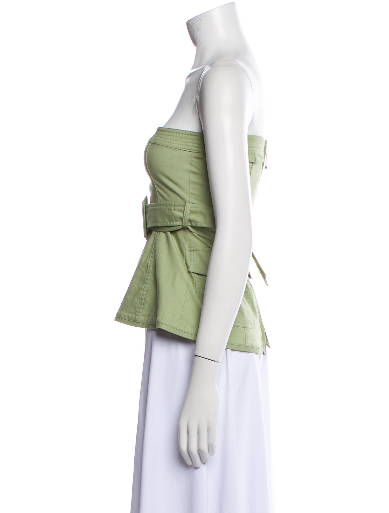 Simkhai Strapless Crop Top w/ Tags