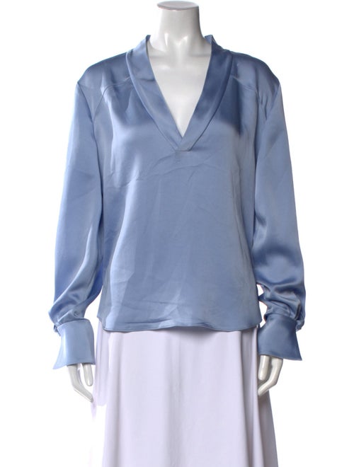 Simkhai V-Neck Long Sleeve Blouse