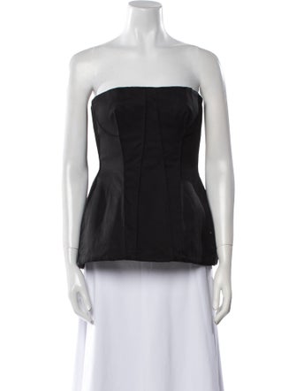 Simkhai Wool Strapless Top