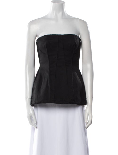 Simkhai Wool Strapless Top