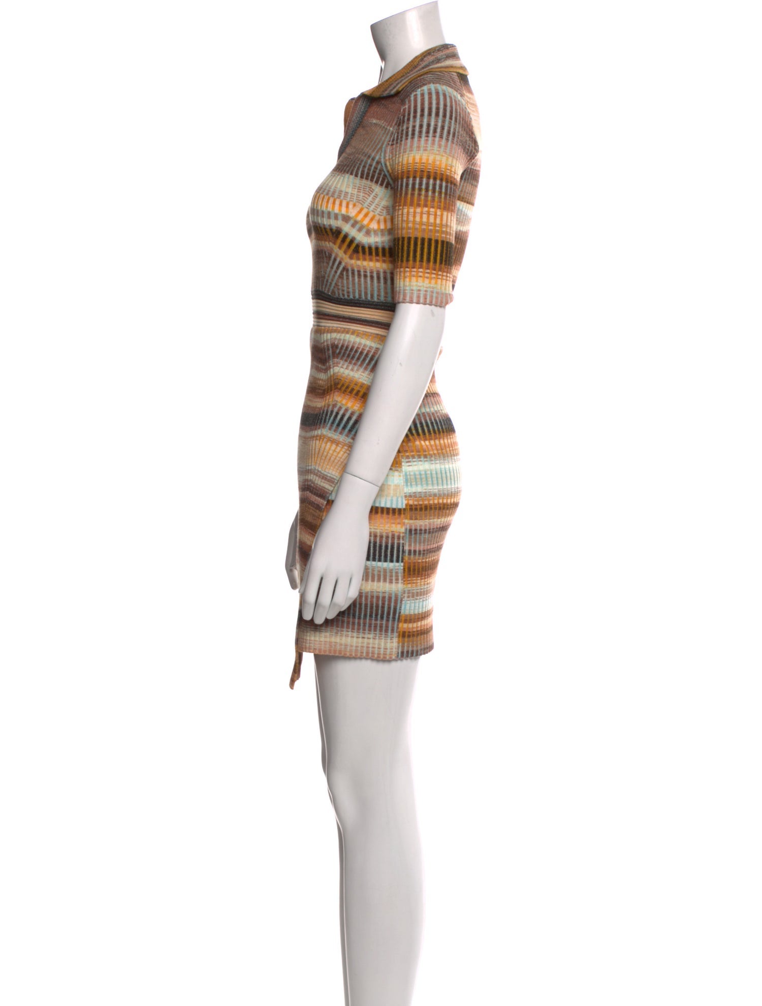 Simkhai Striped Mini Dress