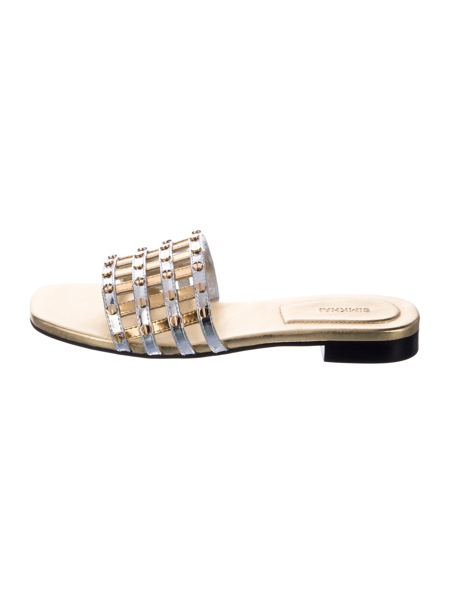 Simkhai Leather Slides