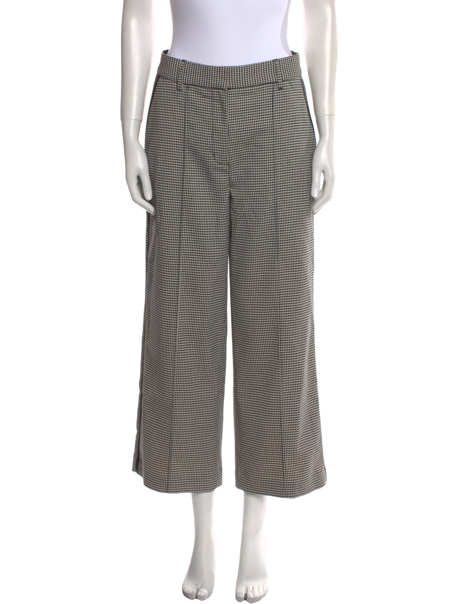 Simkhai Plaid Print Wide Leg Pants