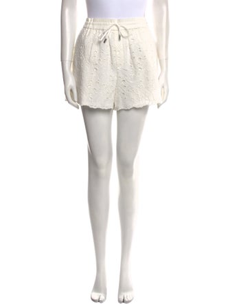 Simkhai Floral Print Mini Shorts