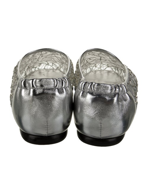 Simkhai Mesh Glitter Accents Ballet Flats