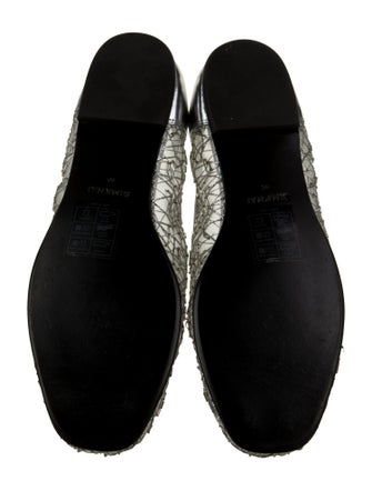 Simkhai Mesh Glitter Accents Ballet Flats