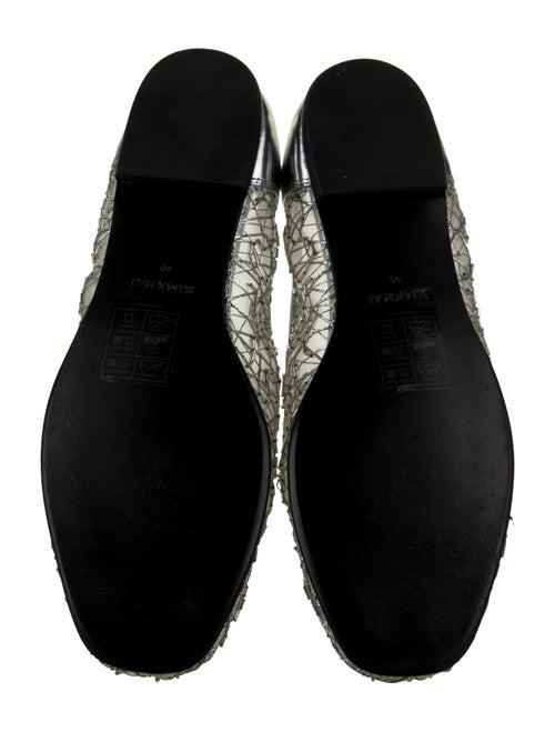 Simkhai Mesh Glitter Accents Ballet Flats