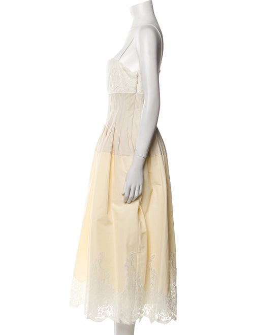 Simkhai Square Neckline Midi Length Dress