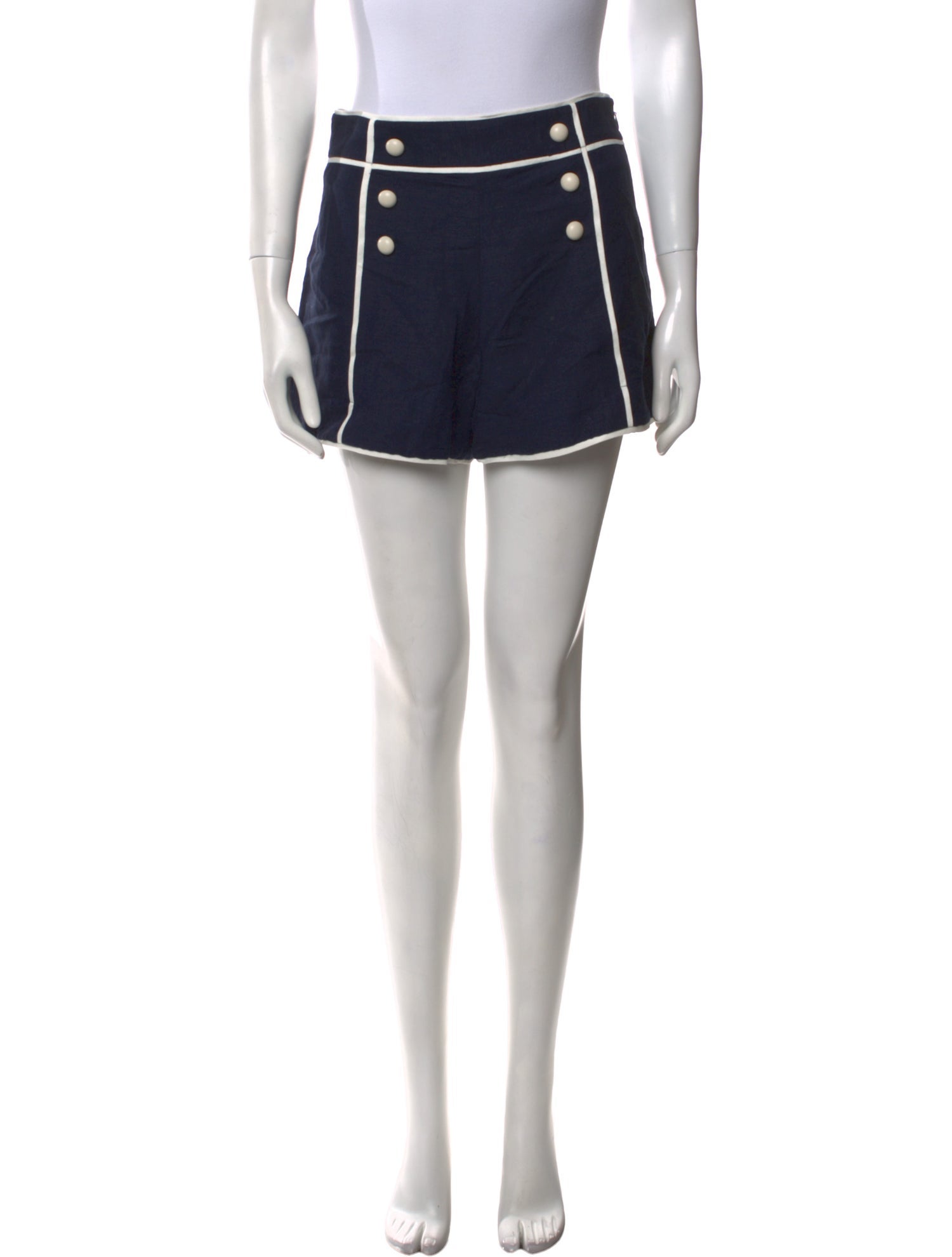 Simkhai Striped Mini Shorts