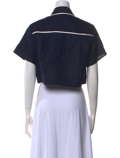 Simkhai Short Sleeve Crop Top