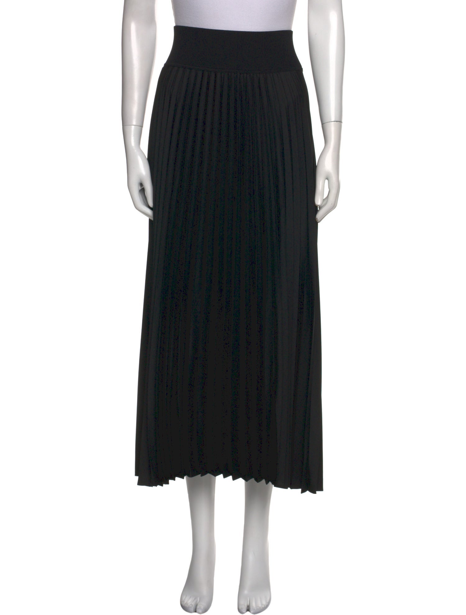 Simkhai Pleated Accents Midi Length Skirt