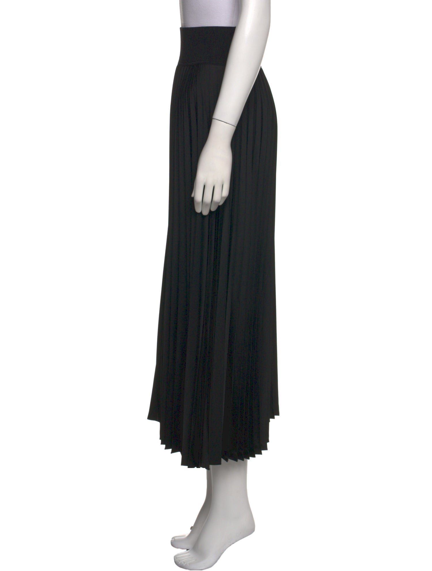 Simkhai Pleated Accents Midi Length Skirt