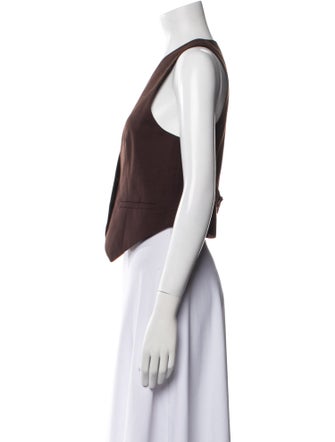 Simkhai Wool V-Neck Crop Top
