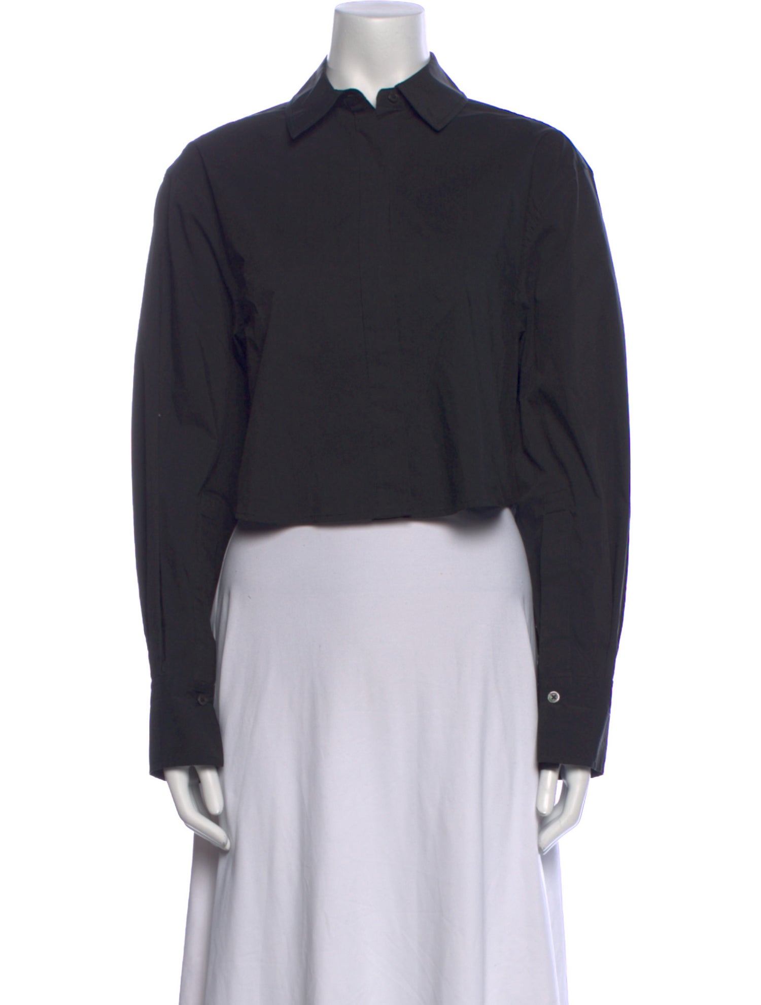 Simkhai Long Sleeve Crop Top