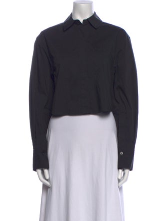 Simkhai Long Sleeve Crop Top