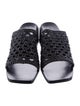 Simkhai Leather Braided Accents Slides