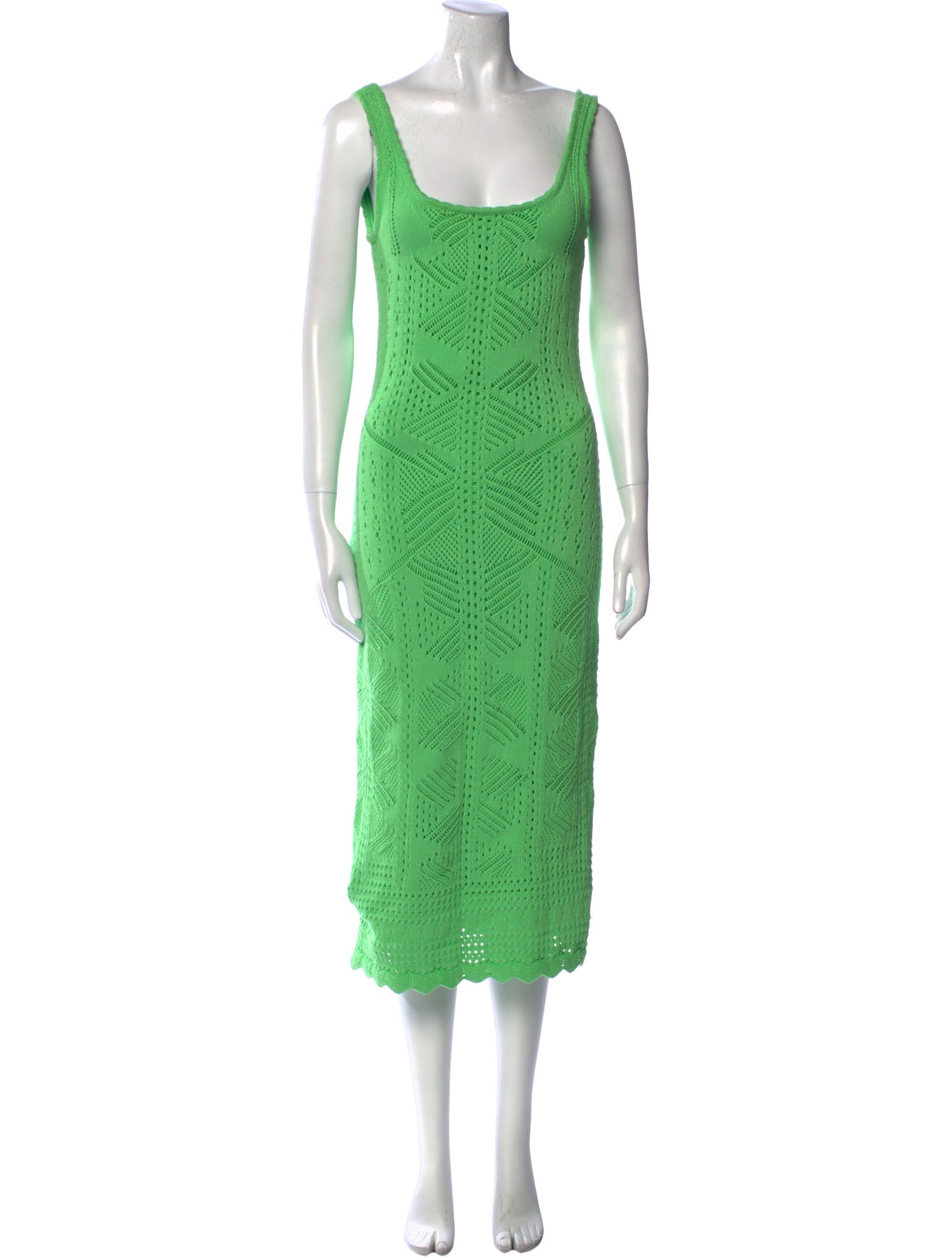 Simkhai Scoop Neck Midi Length Dress