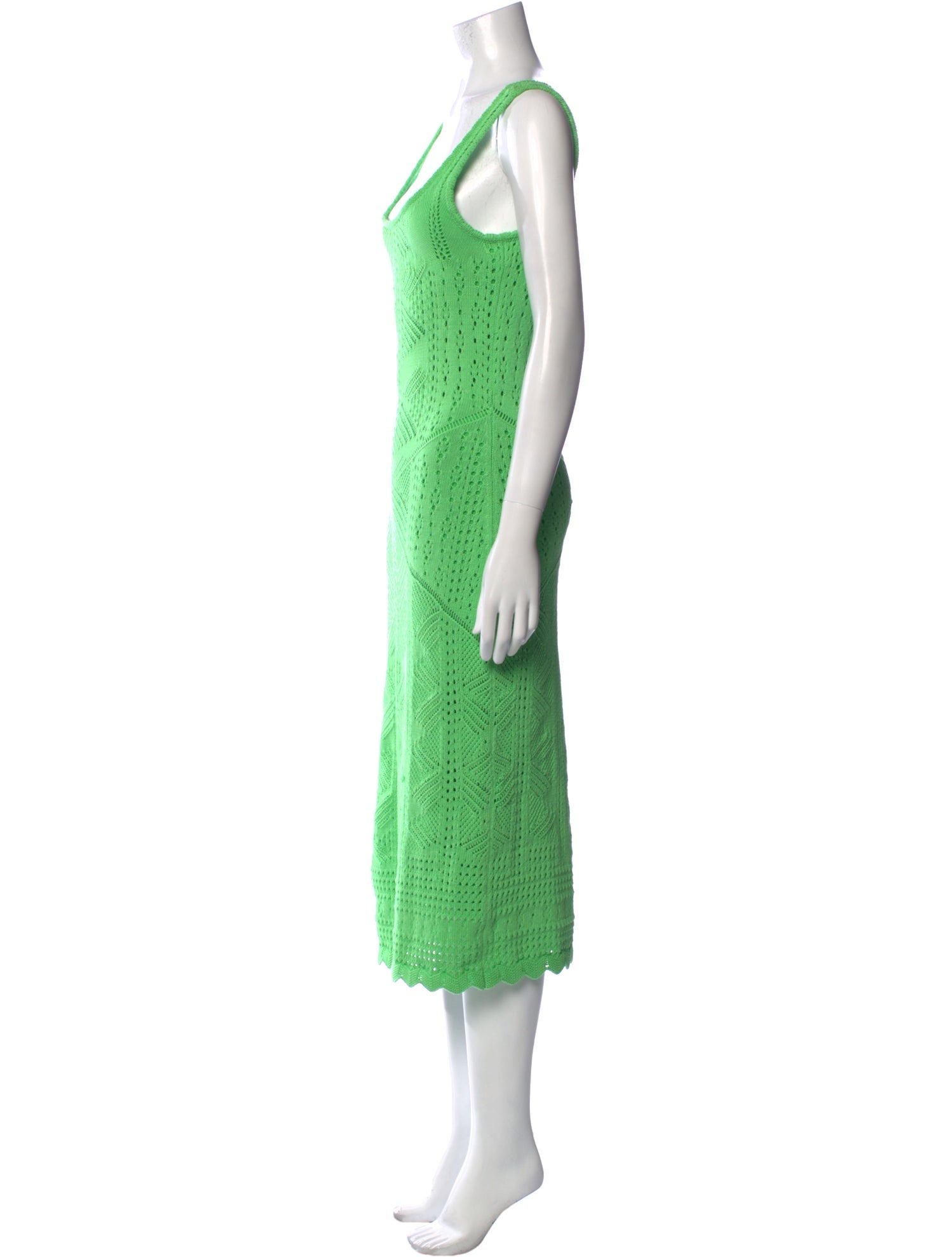 Simkhai Scoop Neck Midi Length Dress