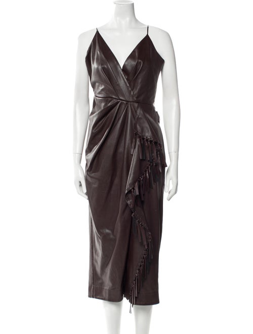 Simkhai V-Neck Midi Length Dress