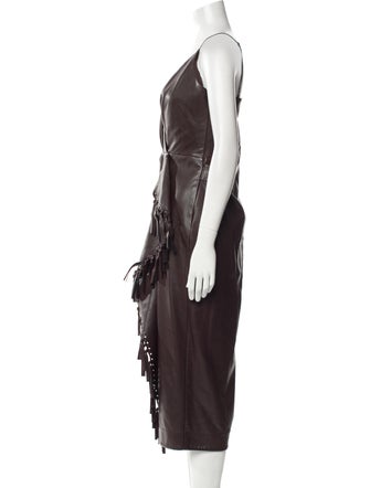 Simkhai V-Neck Midi Length Dress