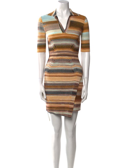 Simkhai Striped Mini Dress