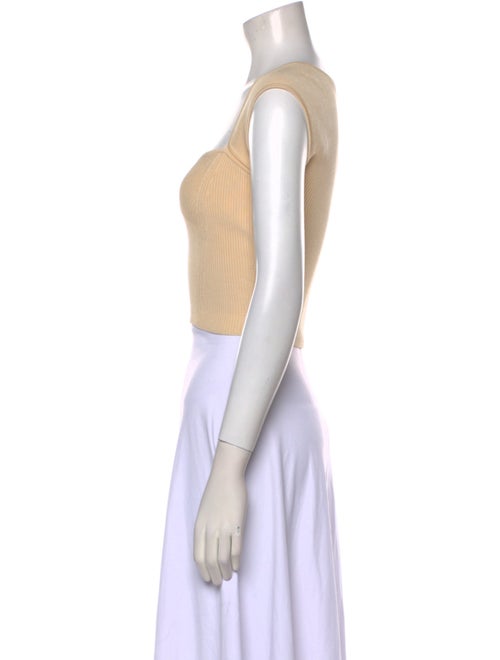 Simkhai Square Neckline Sleeveless Crop Top