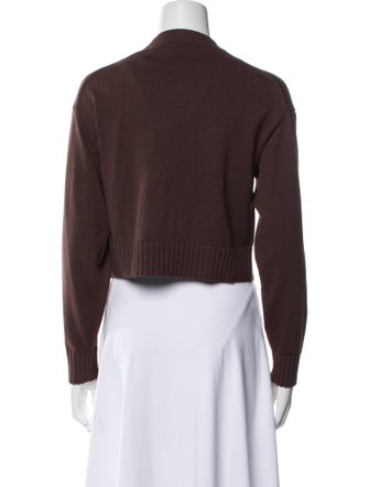 Simkhai V-Neck Long Sleeve Crop Top