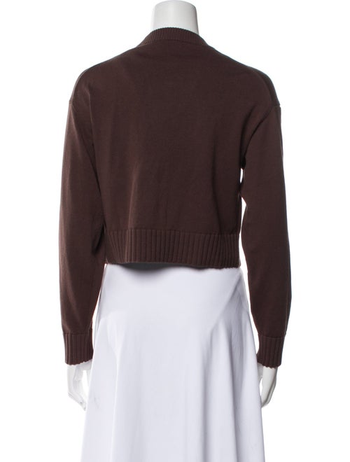 Simkhai V-Neck Long Sleeve Crop Top