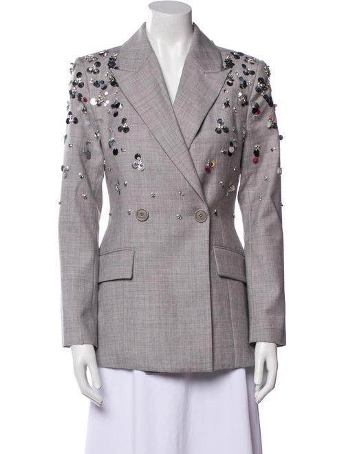 Simkhai Wool Printed Blazer