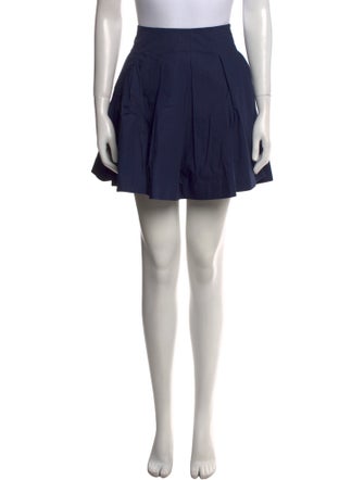 Simkhai Pleated Accents Mini Skirt