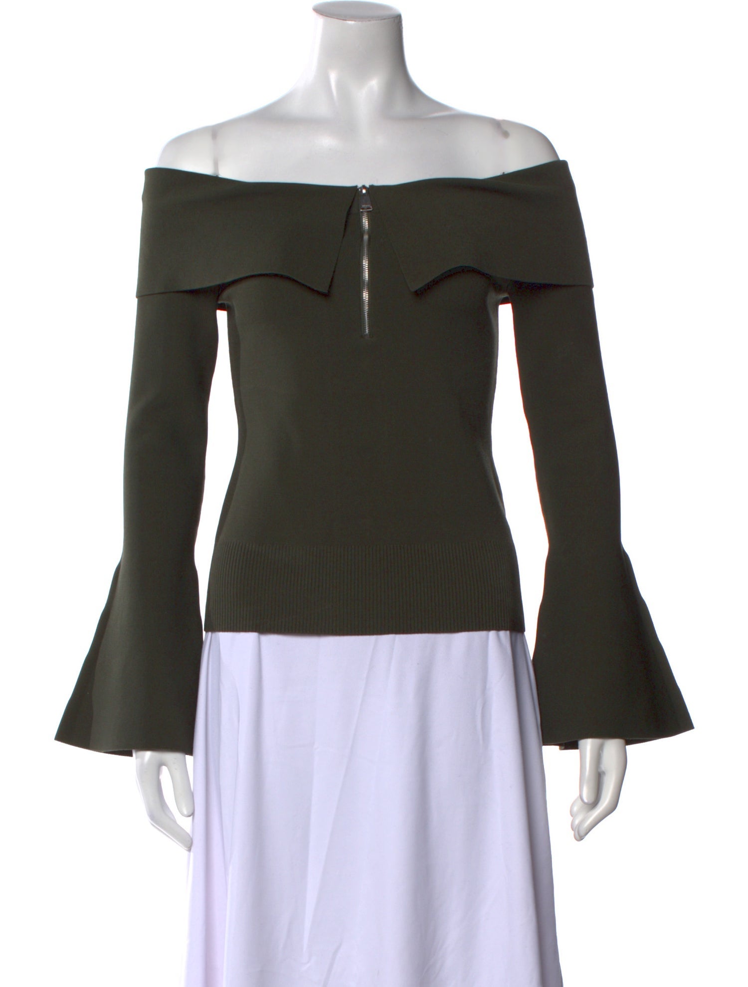 Simkhai Off-The-Shoulder Long Sleeve Top