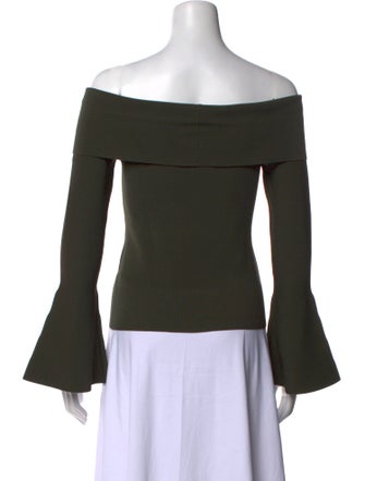 Simkhai Off-The-Shoulder Long Sleeve Top