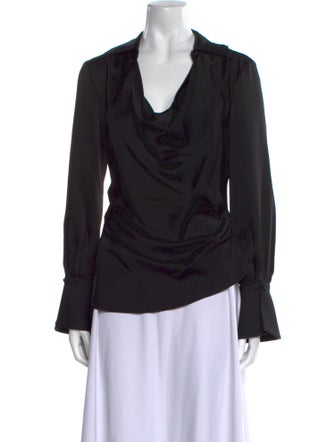 Simkhai Cowl Neck Long Sleeve Blouse