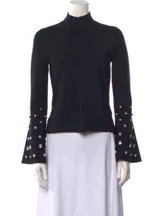 Simkhai Mock Neck Long Sleeve Top