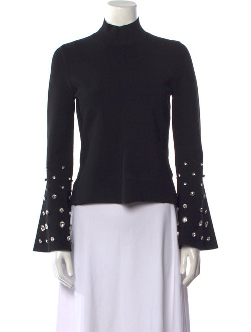 Simkhai Mock Neck Long Sleeve Top