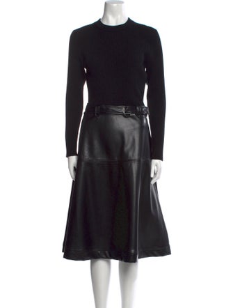 Simkhai Crew Neck Midi Length Dress