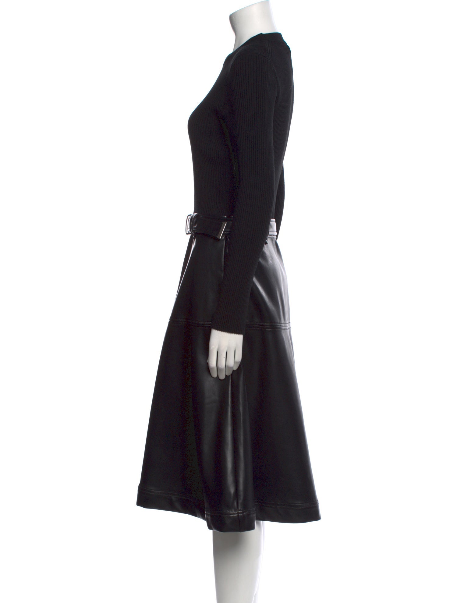 Simkhai Crew Neck Midi Length Dress
