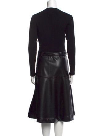 Simkhai Crew Neck Midi Length Dress