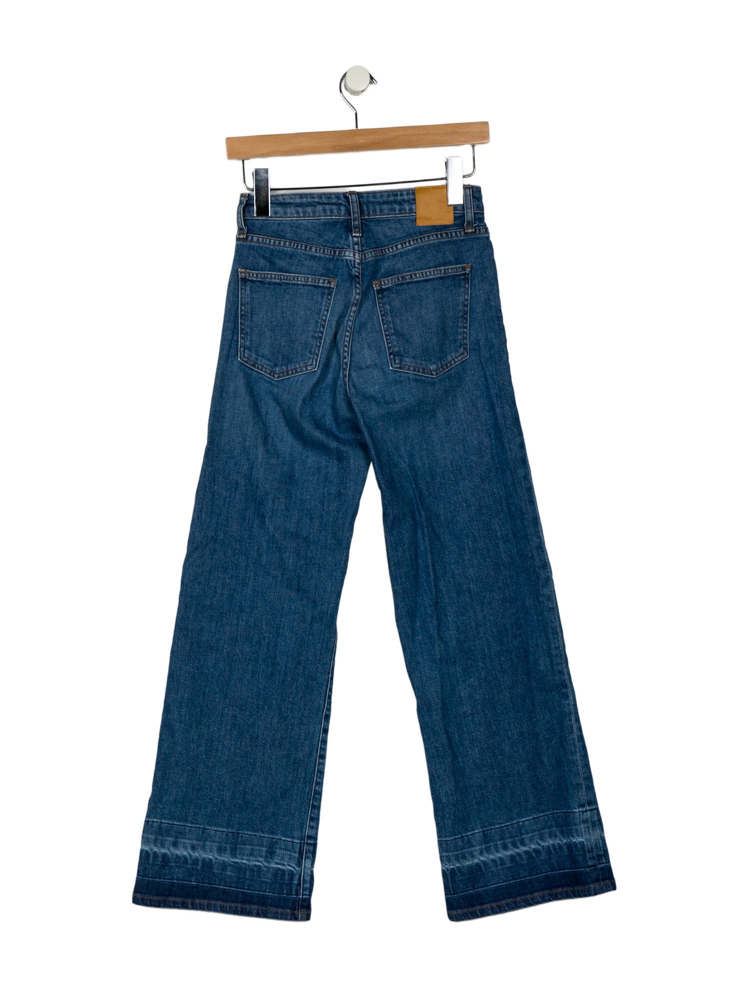 Simkhai Mid-Rise Wide Leg Jeans