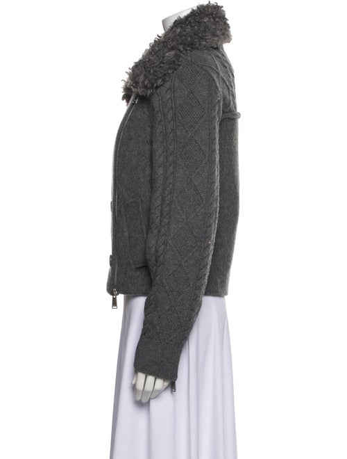 Simkhai Wool Faux Fur Jacket