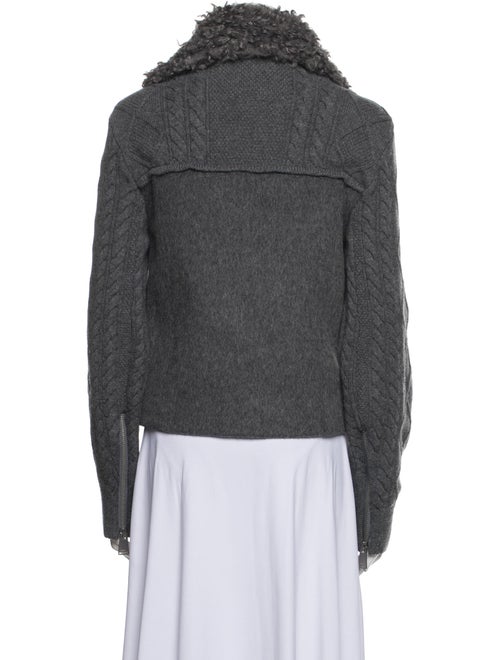 Simkhai Wool Faux Fur Jacket