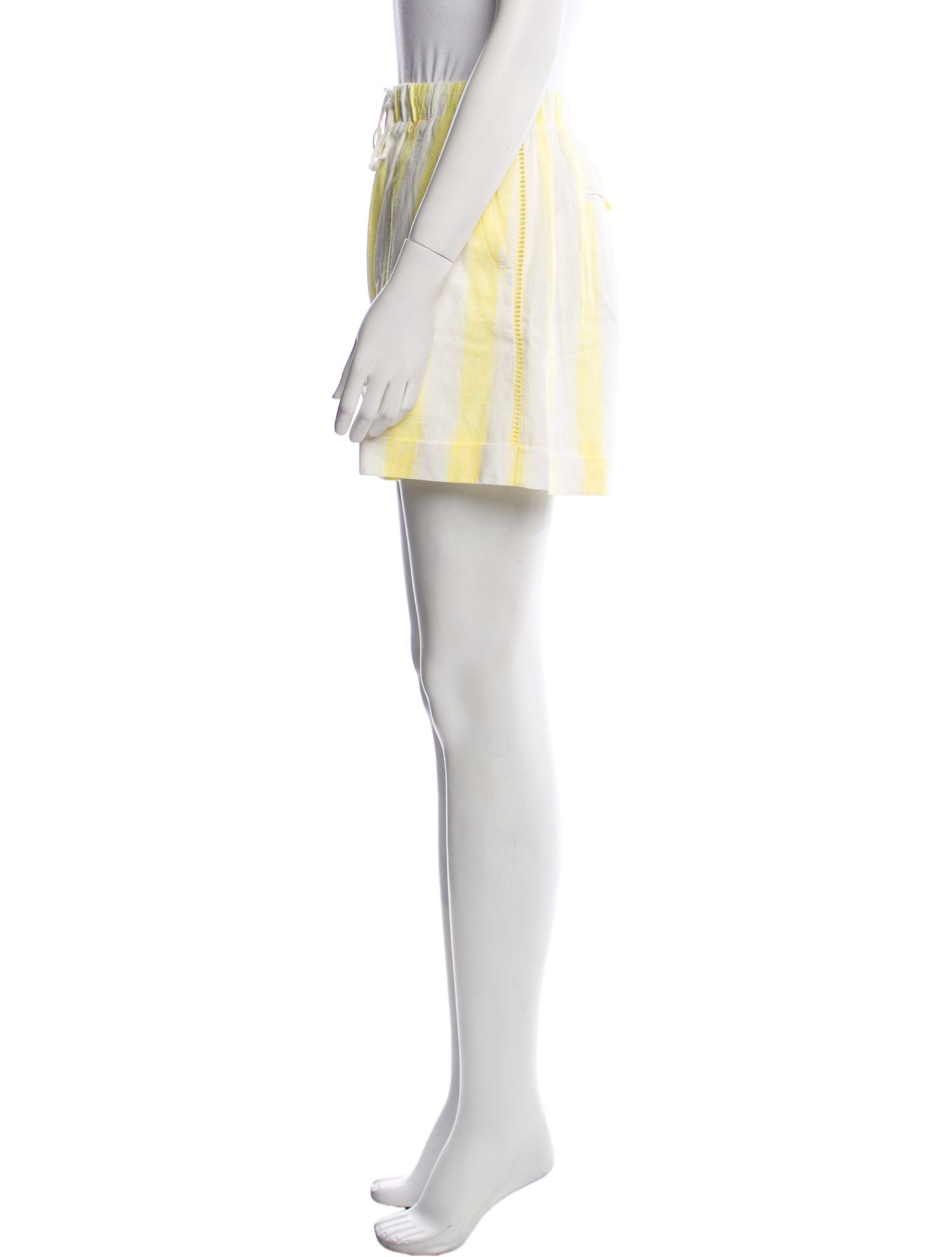 Simkhai Striped Mini Shorts w/ Tags