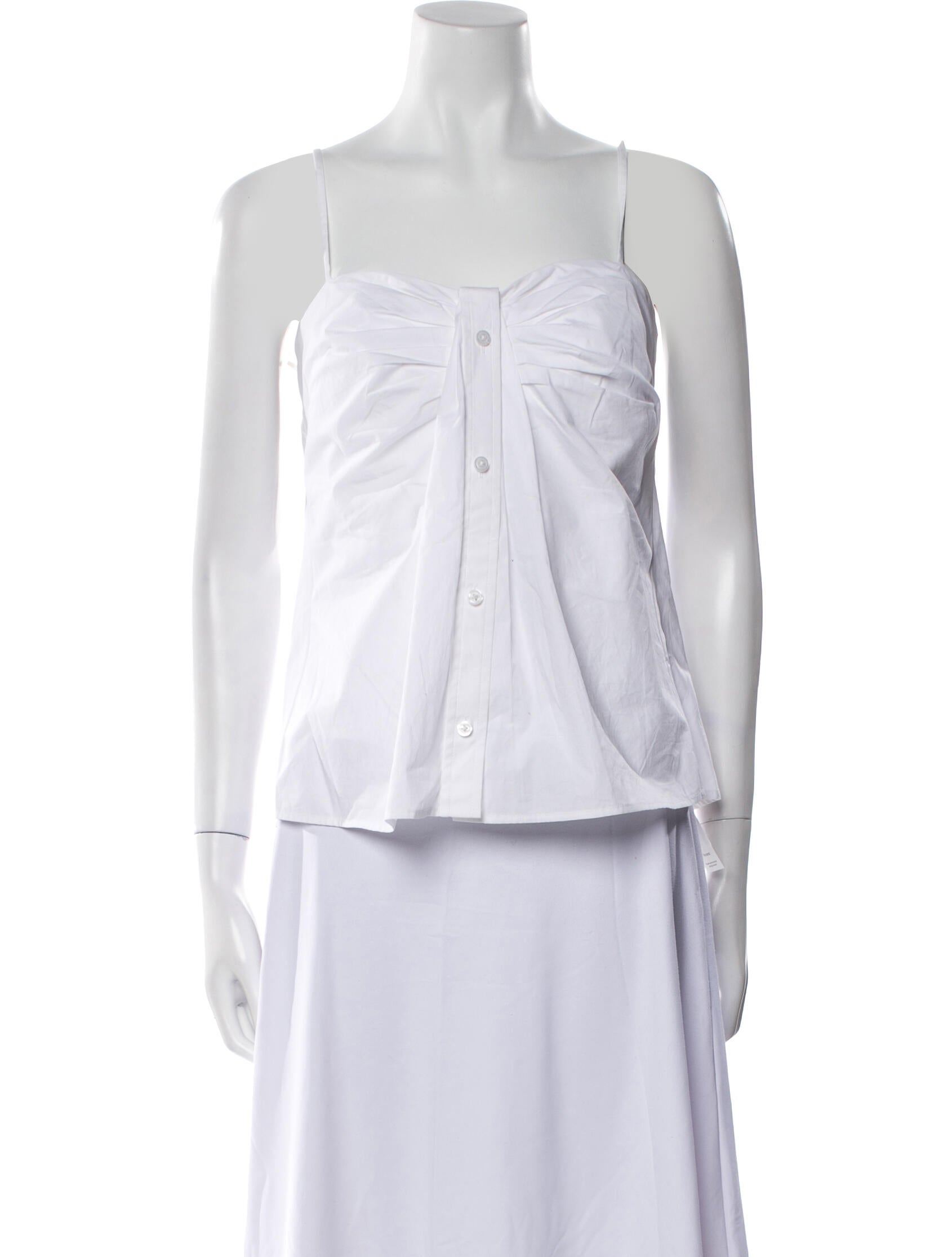 Simkhai Square Neckline Sleeveless Top