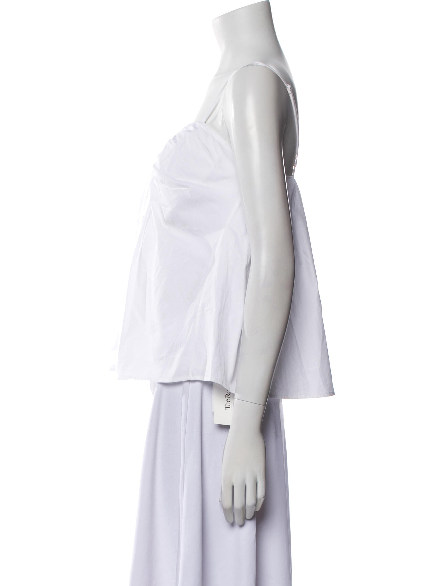 Simkhai Square Neckline Sleeveless Top