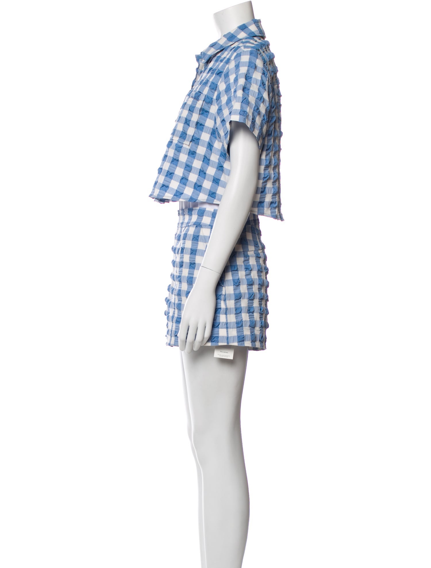 Simkhai Plaid Print Short Set