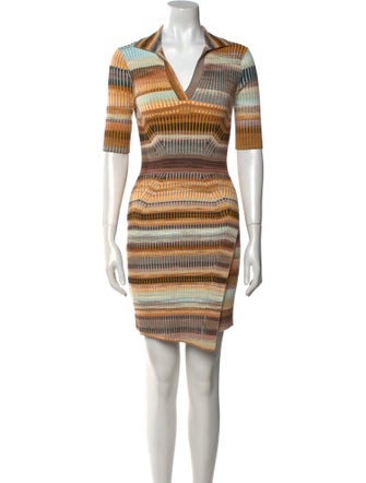 Simkhai Striped Mini Dress