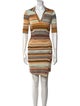 Simkhai Striped Mini Dress