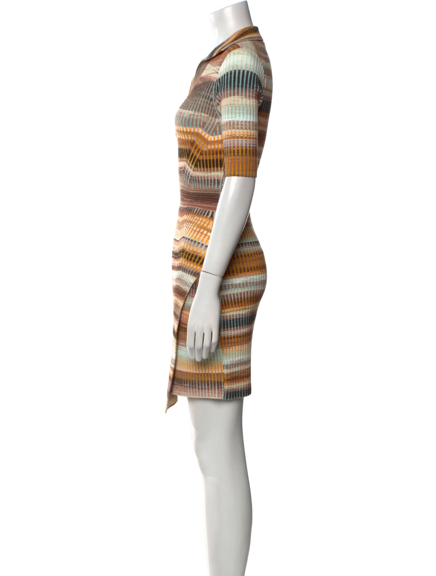 Simkhai Striped Mini Dress